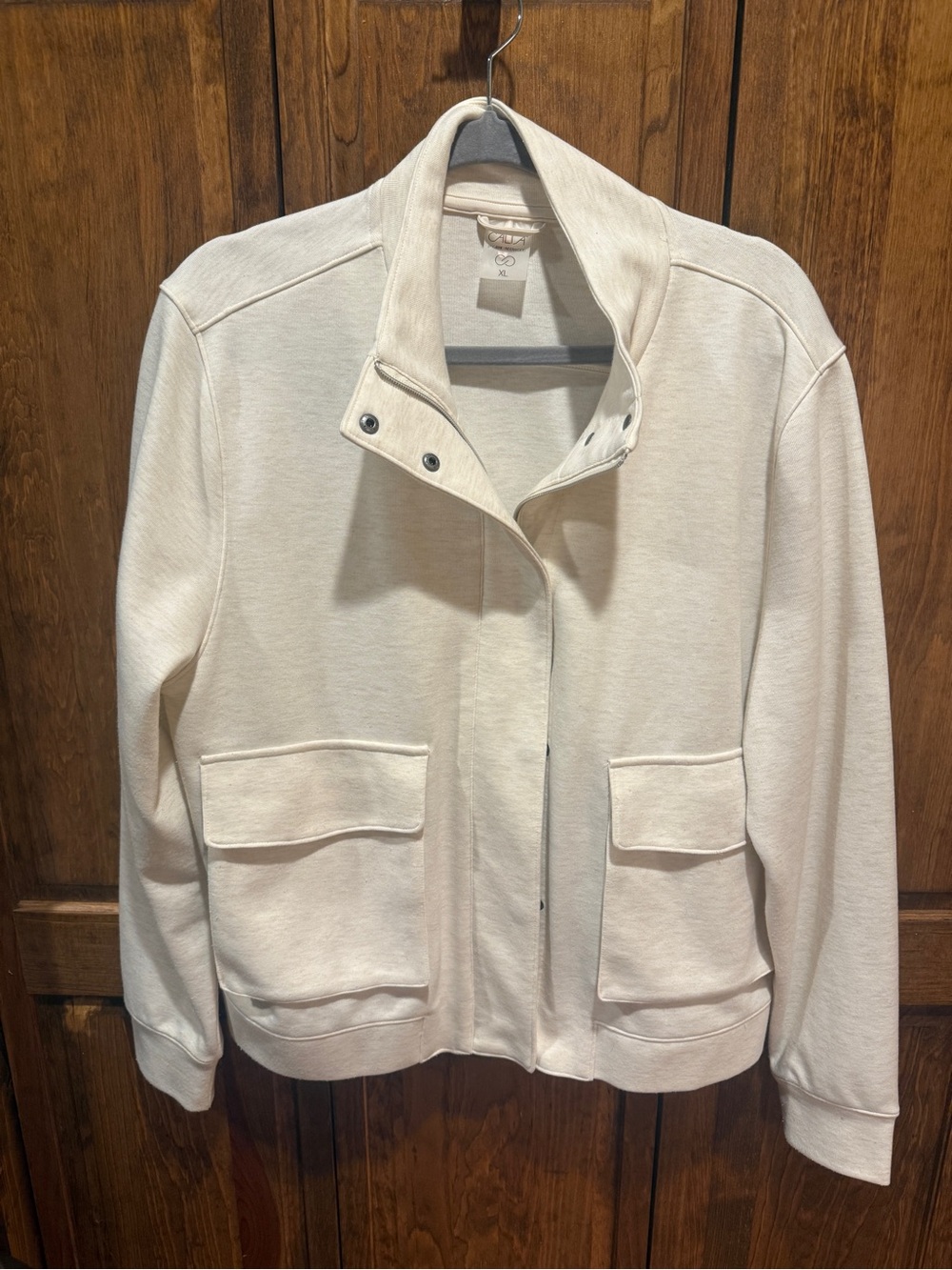 CALIA by Carrie Underwood Journey Cargo Jacket Cream Off-White Size XL